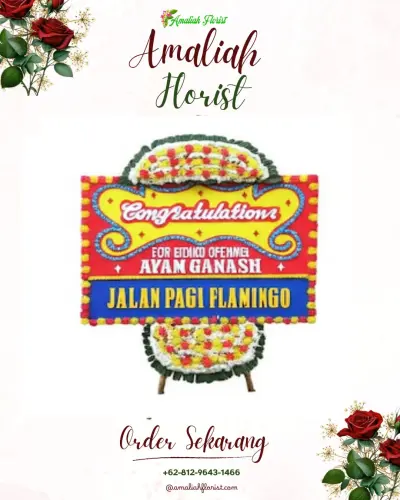 Bunga Papan Congratulation di Kembaran